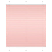 Rosa Plissada Cega 115x100 cm Largura Tecido 114,4cm Poliéster