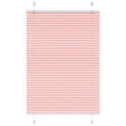 Rosa Plissada Cega 85x150 cm Largura Tecido 84,4 cm Poliéster