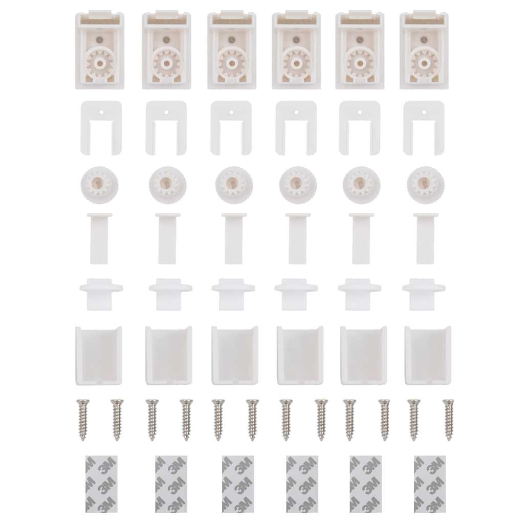 Branco Plissada Cega 115x100cm Largura Tecido 114,4cm Poliéster