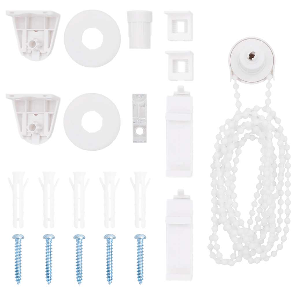 21 peças de acessórios para estores de 18 mm