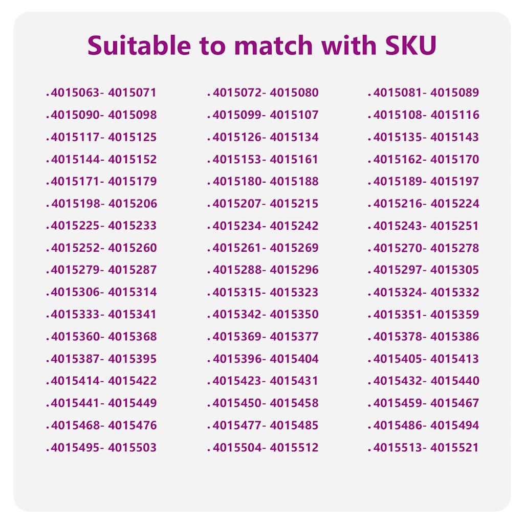 36 peças de acessórios para estores