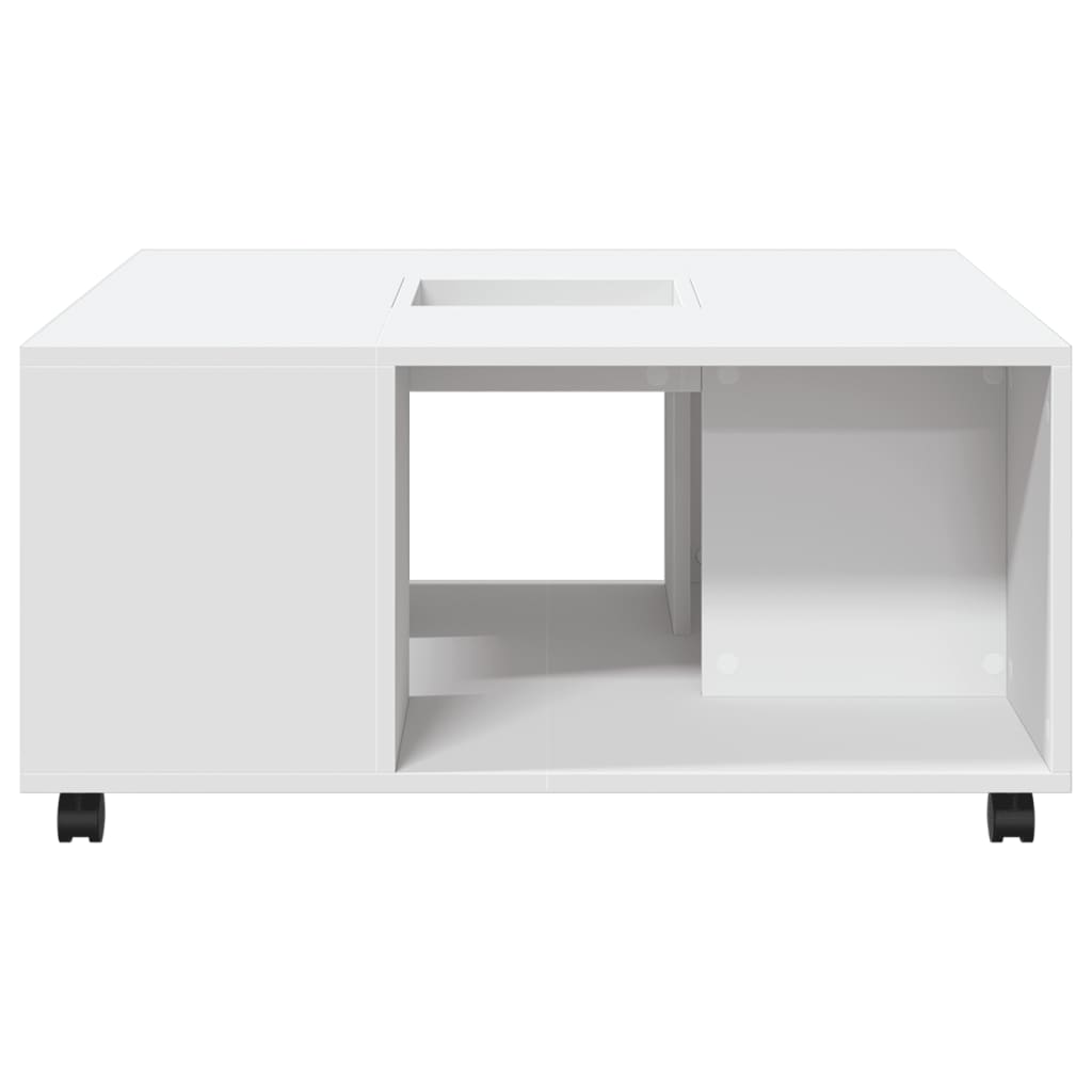 Mesa de centro 80x80x40 cm derivados de madeira branco
