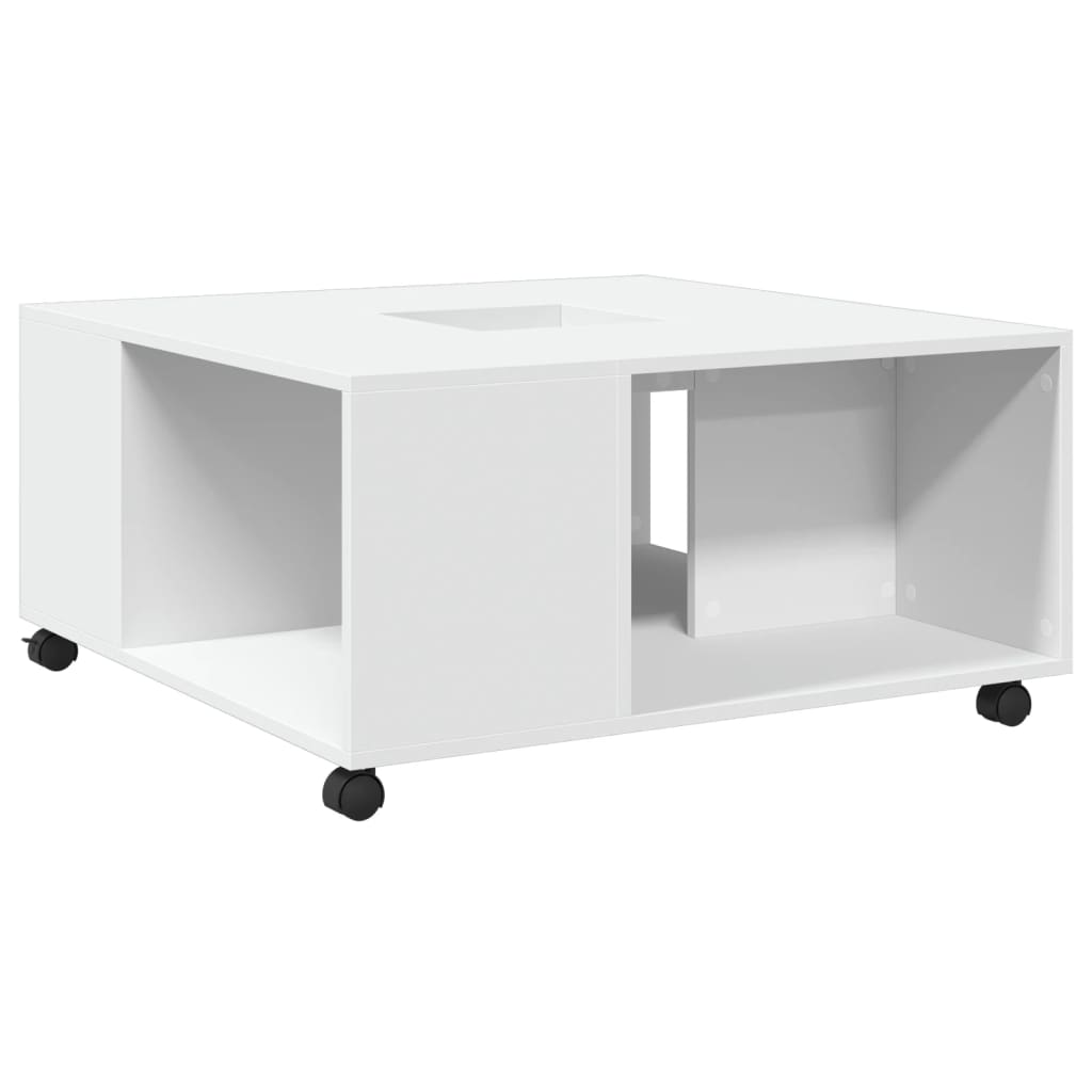 Mesa de centro 80x80x40 cm derivados de madeira branco