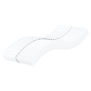 Colchão de espuma infantil 80x160 cm dureza H2 H3 branco