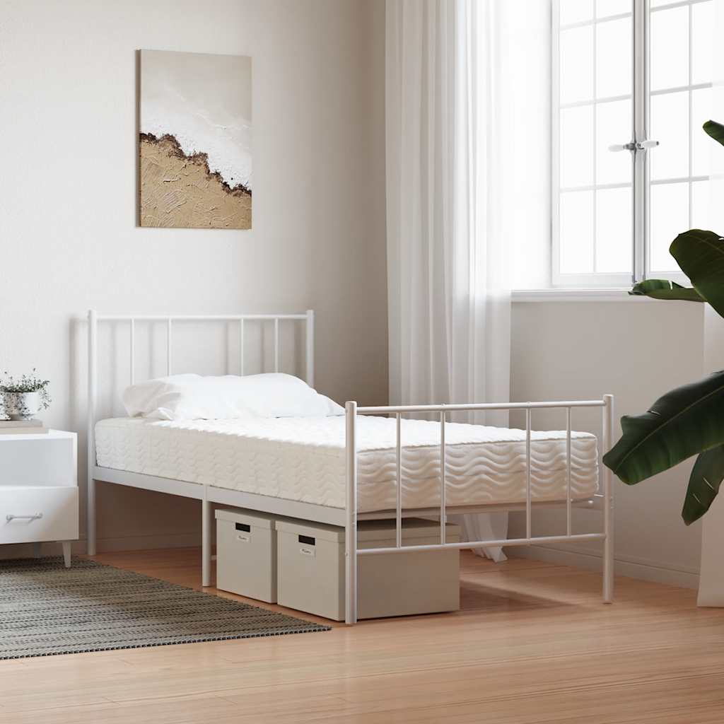 Colchão de espuma infantil 80x160 cm dureza H2 H3 branco