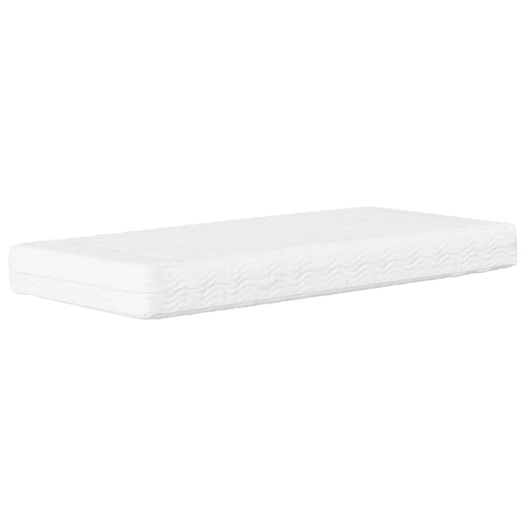 Colchão de espuma infantil 80x160 cm dureza H2 H3 branco