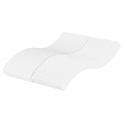 Colchão de espuma 140x220 cm dureza H2 H3 branco