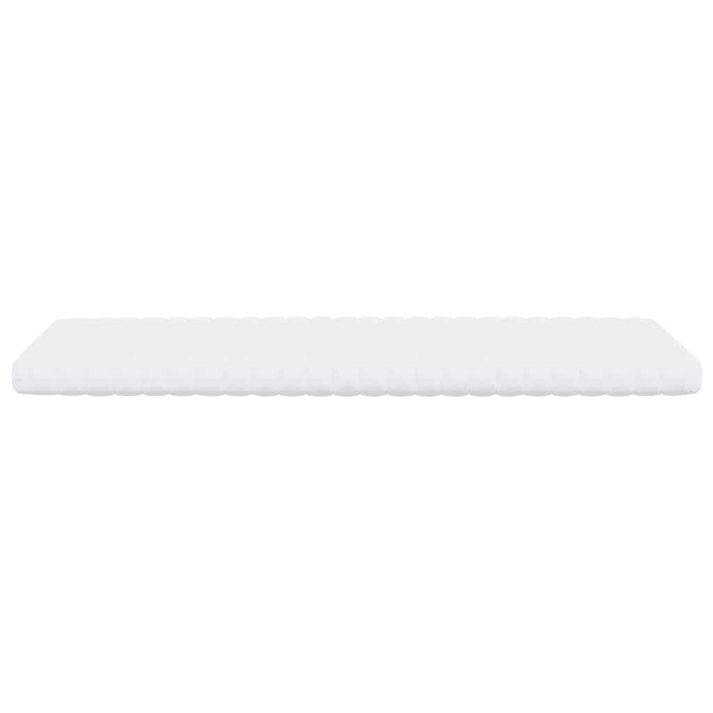 Colchão de espuma 90x210 cm 7 zonas dureza 20 ILD branco