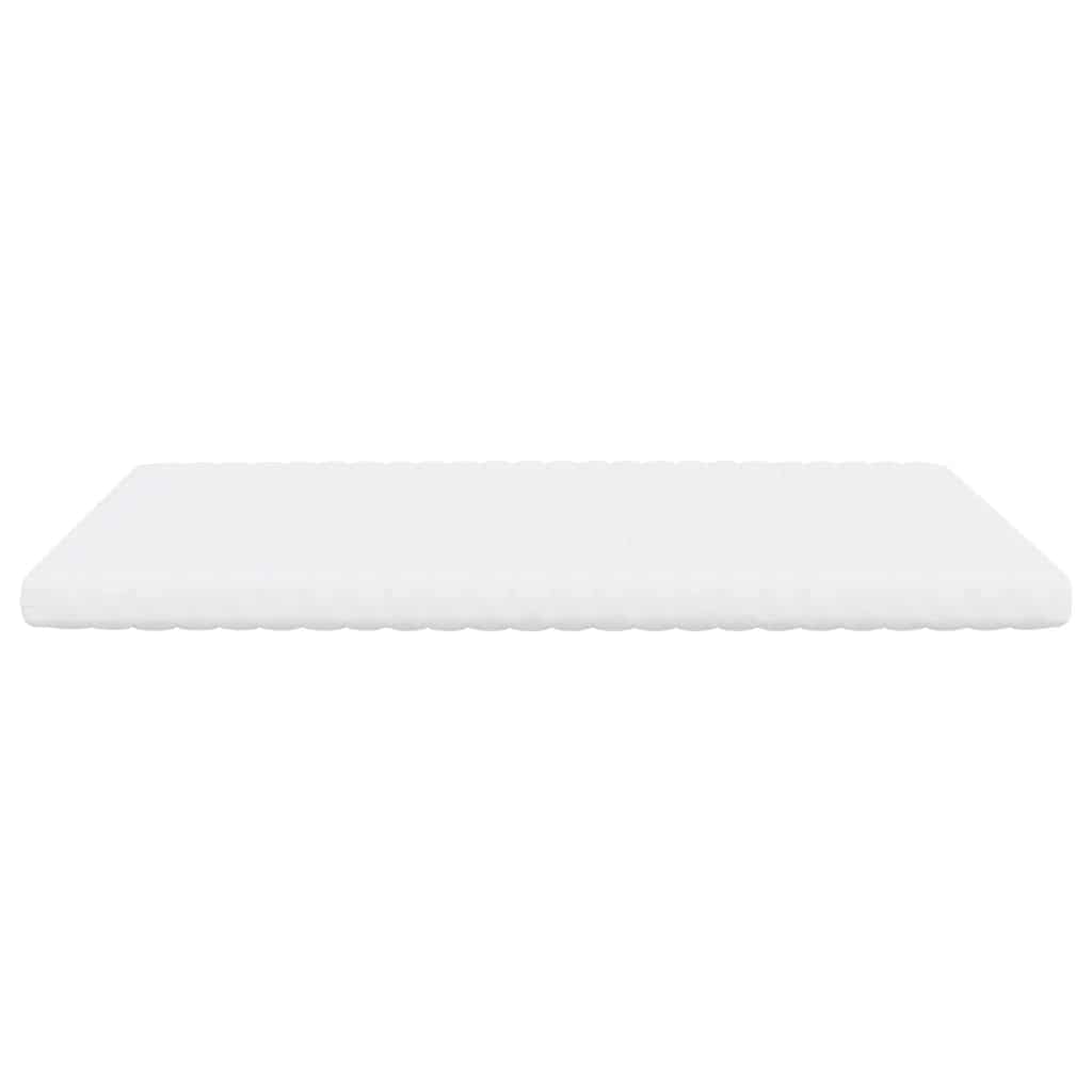Colchão de espuma 160x220 cm 7 zonas dureza 20 ILD branco