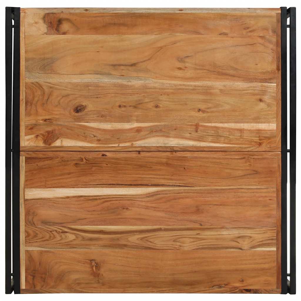 Mesa de centro 100x100x35 cm madeira de acácia maciça