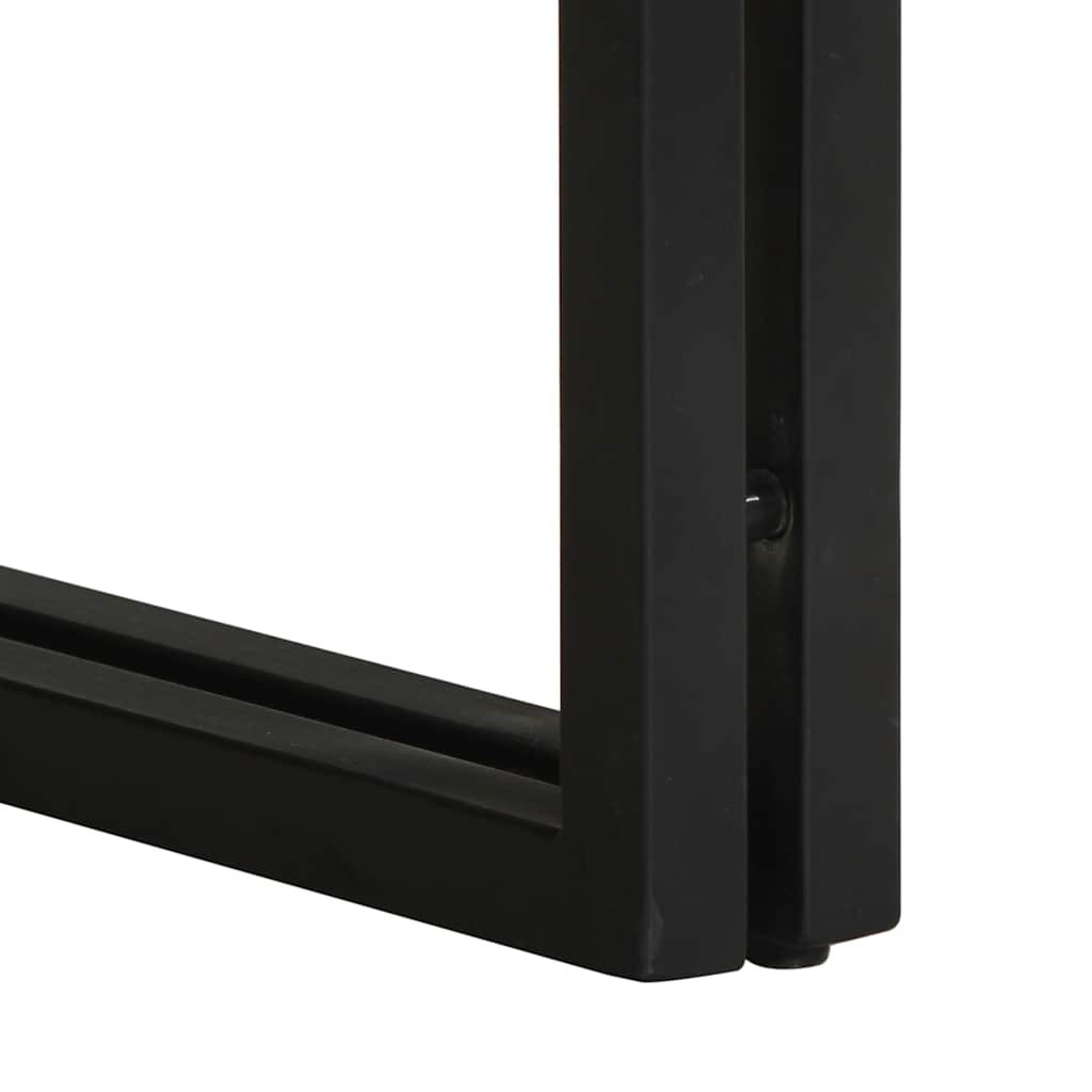 Mesa de centro multicor 80x80x35 cm madeira maciça recuperada