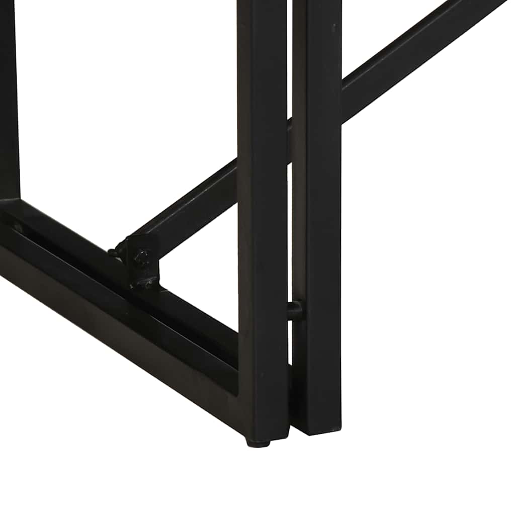 Mesa de centro 80x40x35 cm madeira de mangueira áspera maciça