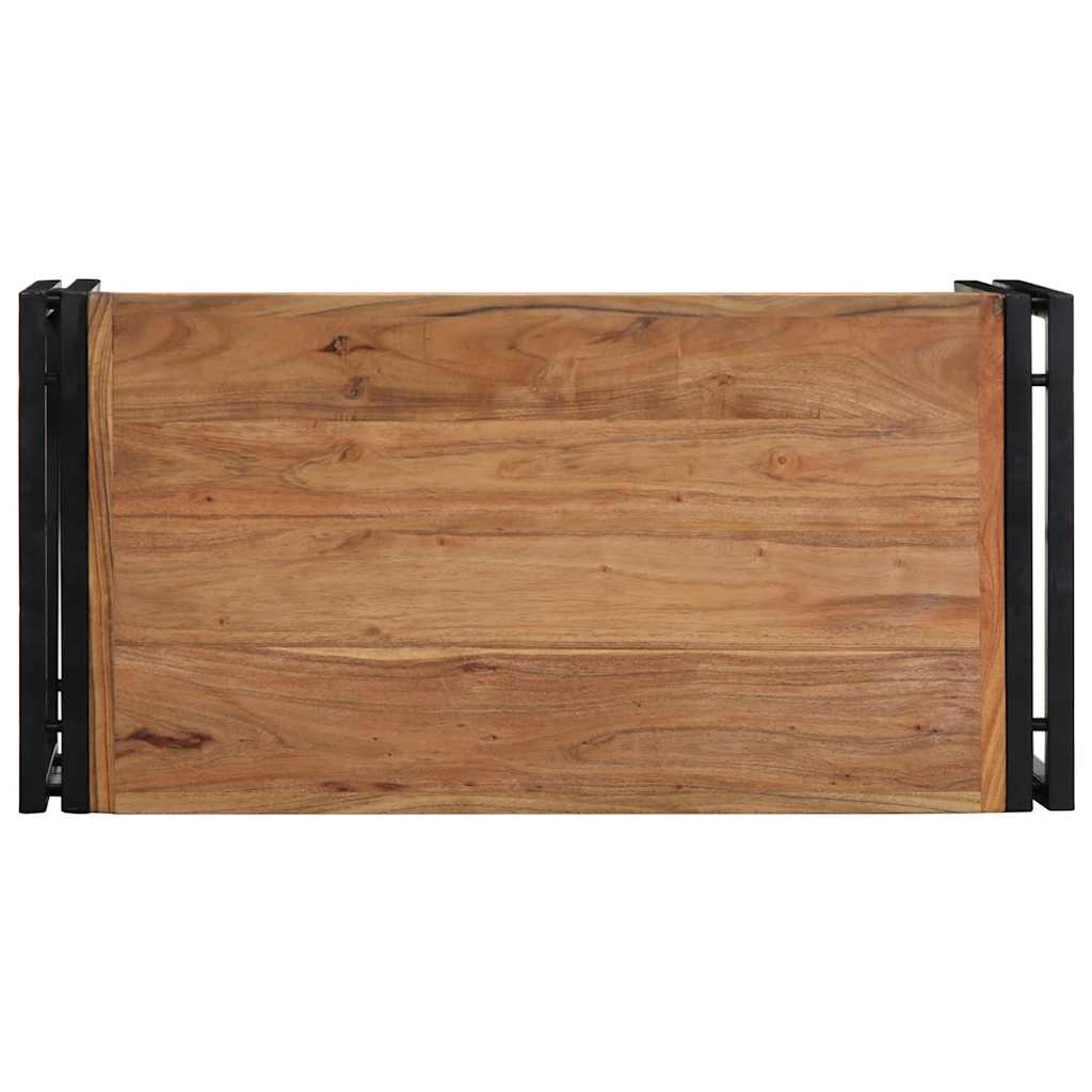 Mesa de centro 80x40x35 cm madeira de acácia maciça