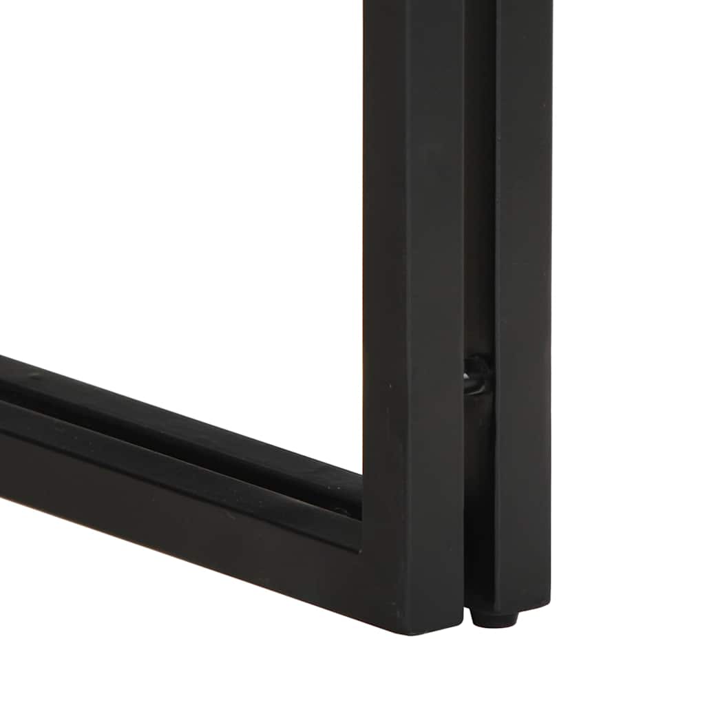 Mesa de centro multicor 50x50x35 cm madeira maciça recuperada