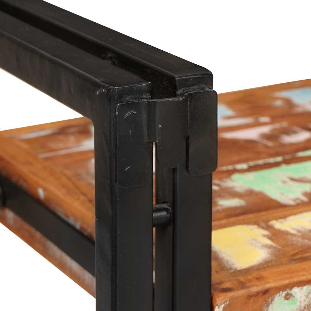 Mesa-de-cabeceira 2 pcs Madeira Sólida Reclamada