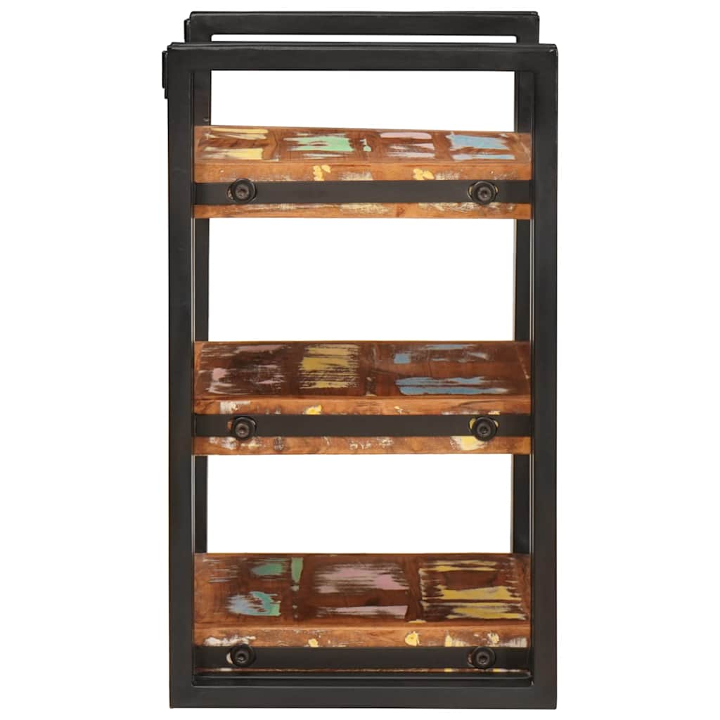 Mesa-de-cabeceira 2 pcs Madeira Sólida Reclamada