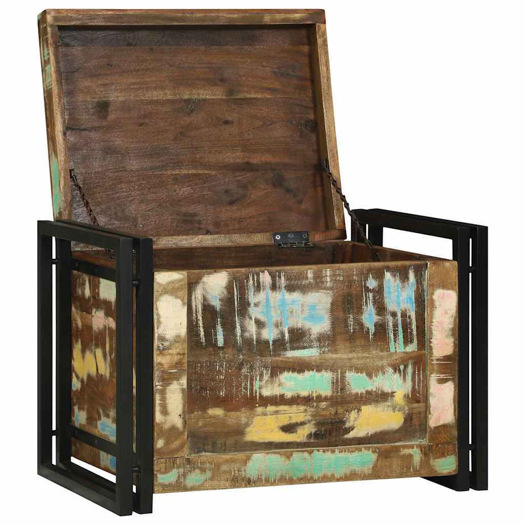 Caixa de Armazenamento 60 x 40 x 41 cm Madeira recuperada