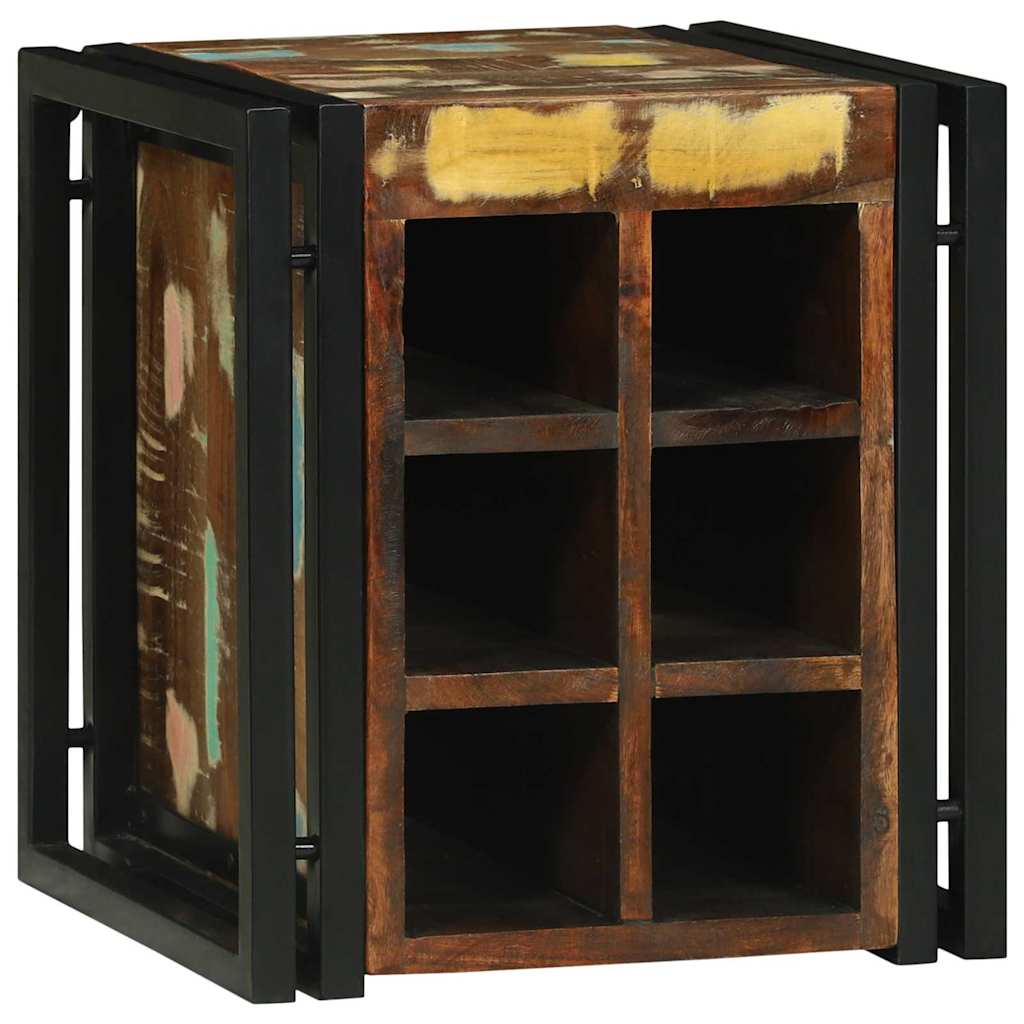 Escorredor de Vinho 34.5 x 35 x 39 cm Madeira recuperada maciça