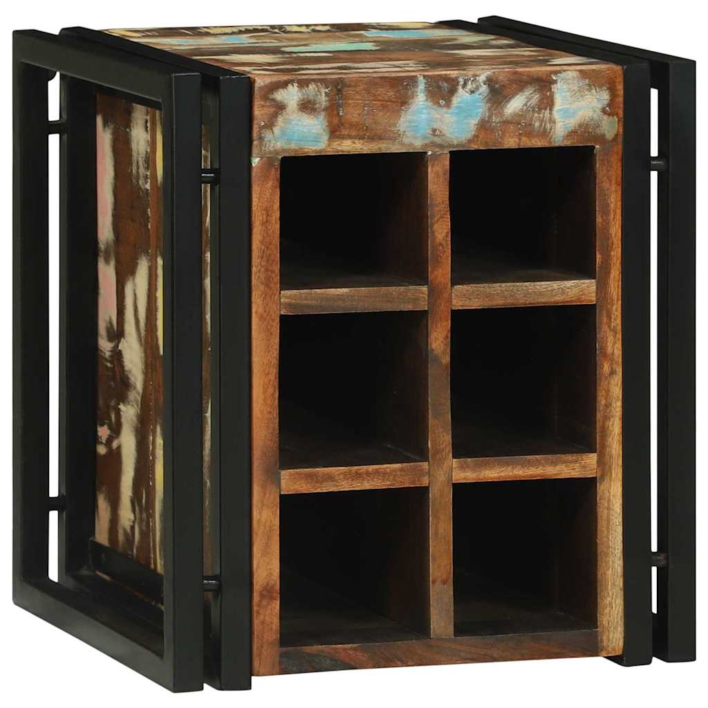 Escorredor de Vinho 34.5 x 35 x 39 cm Madeira recuperada maciça