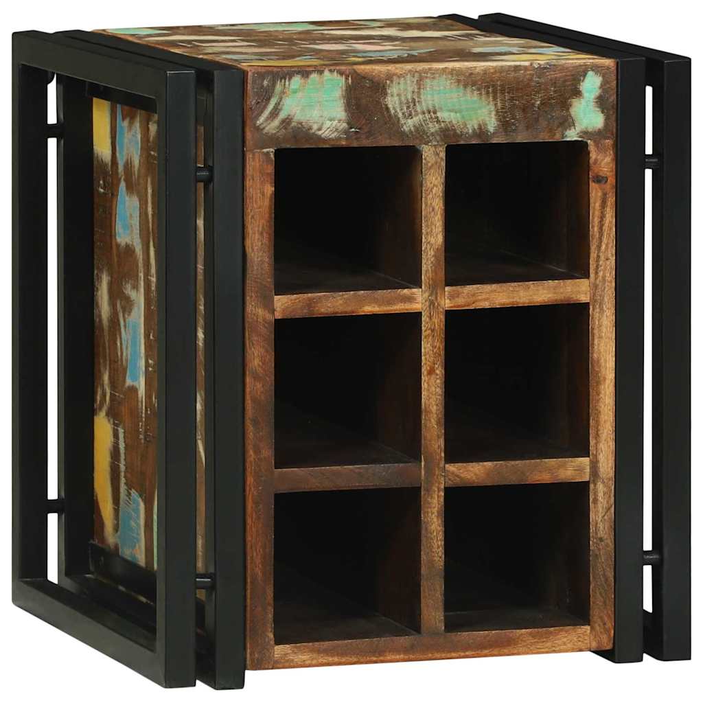 Escorredor de Vinho 34.5 x 35 x 39 cm Madeira recuperada maciça