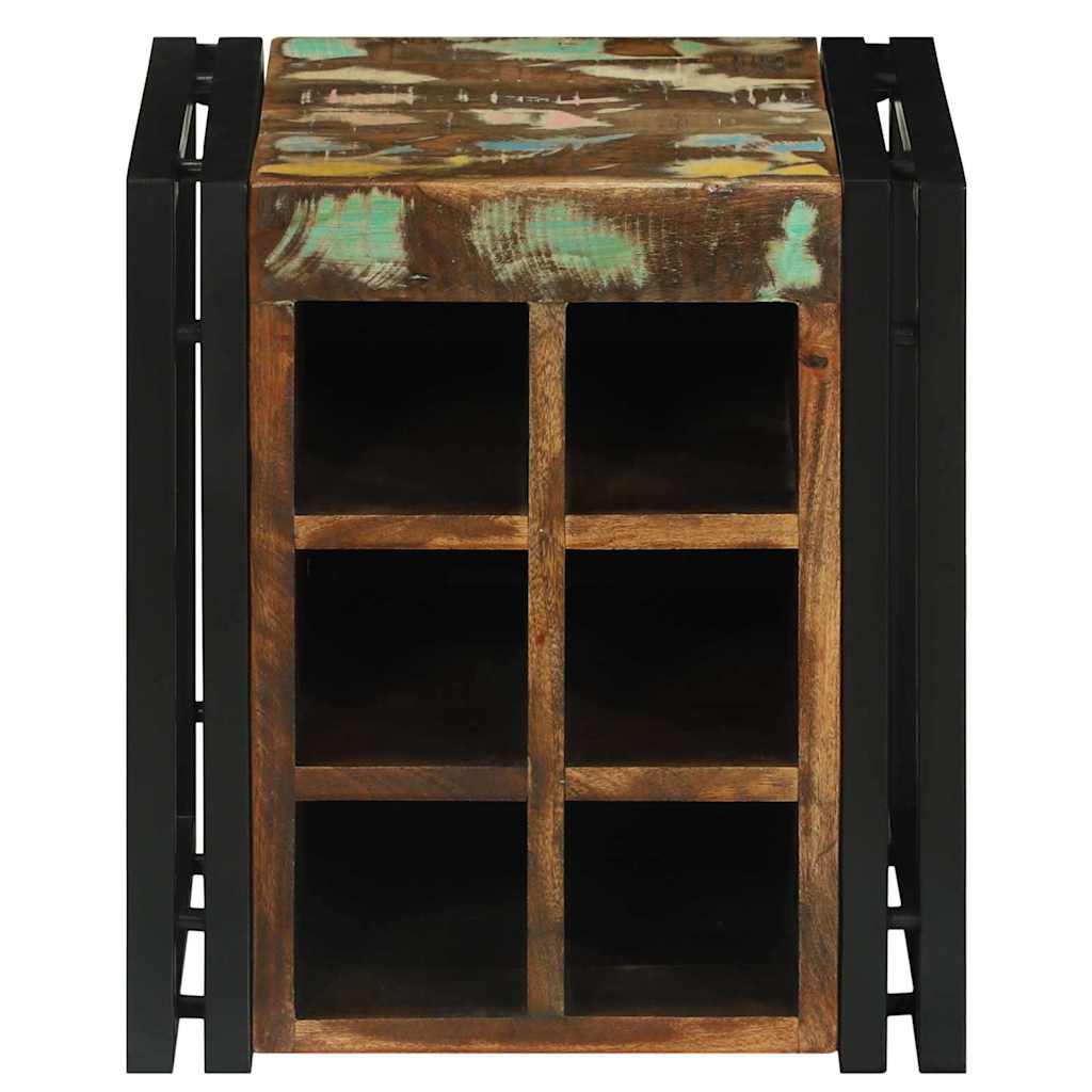 Escorredor de Vinho 34.5 x 35 x 39 cm Madeira recuperada maciça