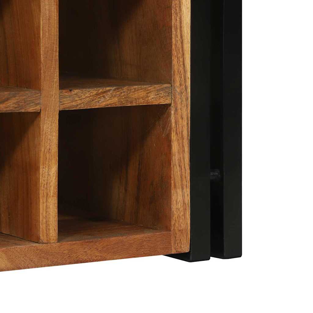 Escorredor de Vinho 34.5 x 35 x 39 cm Madeira de acácia maciça