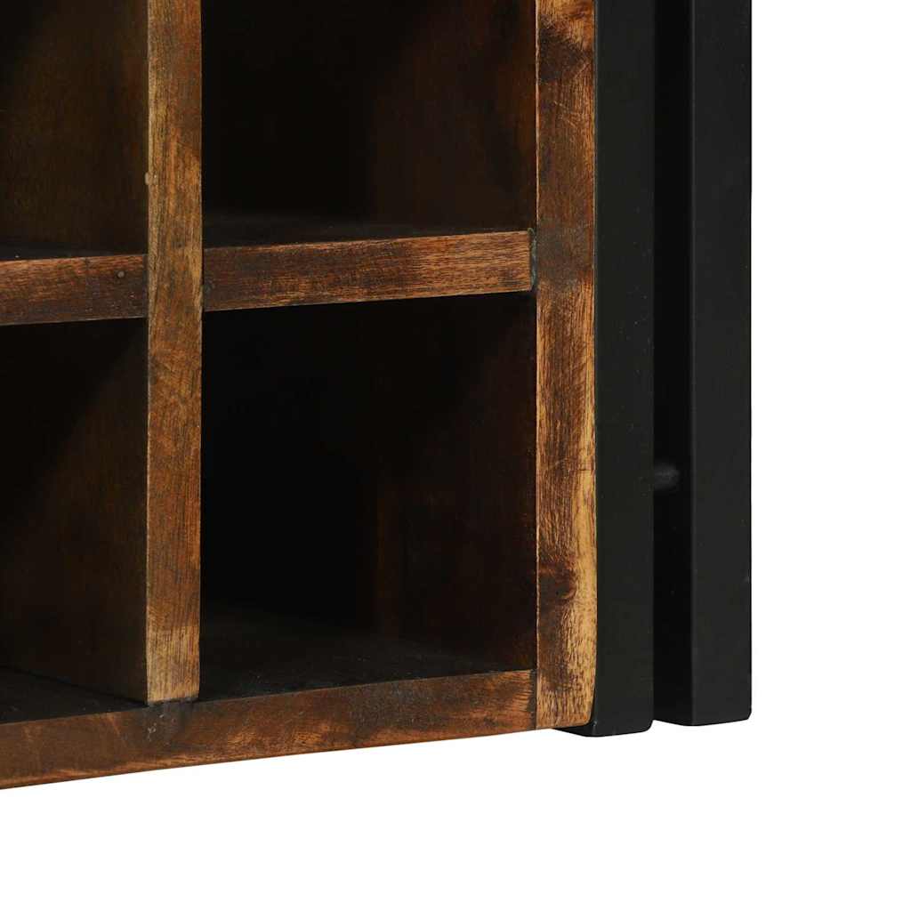 Escorredor de Vinho 46 x 35 x 27.5 cm Madeira recuperada maciça