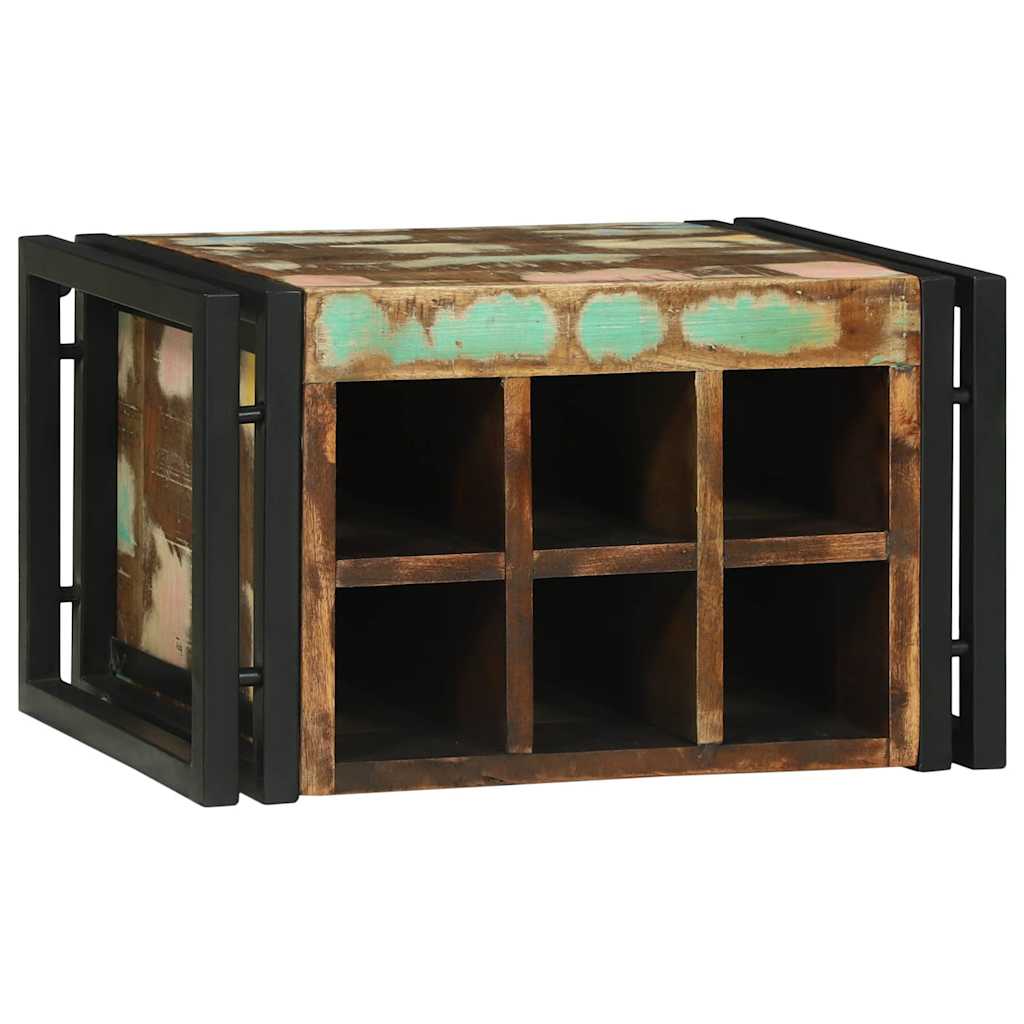 Escorredor de Vinho 46 x 35 x 27.5 cm Madeira recuperada maciça