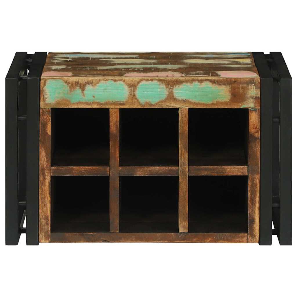 Escorredor de Vinho 46 x 35 x 27.5 cm Madeira recuperada maciça