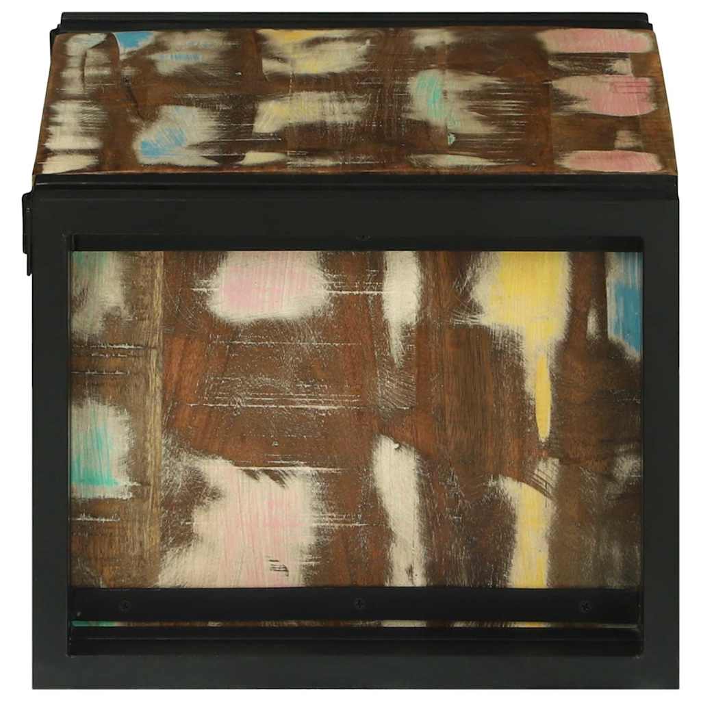 Escorredor de Vinho 46 x 35 x 27.5 cm Madeira recuperada maciça