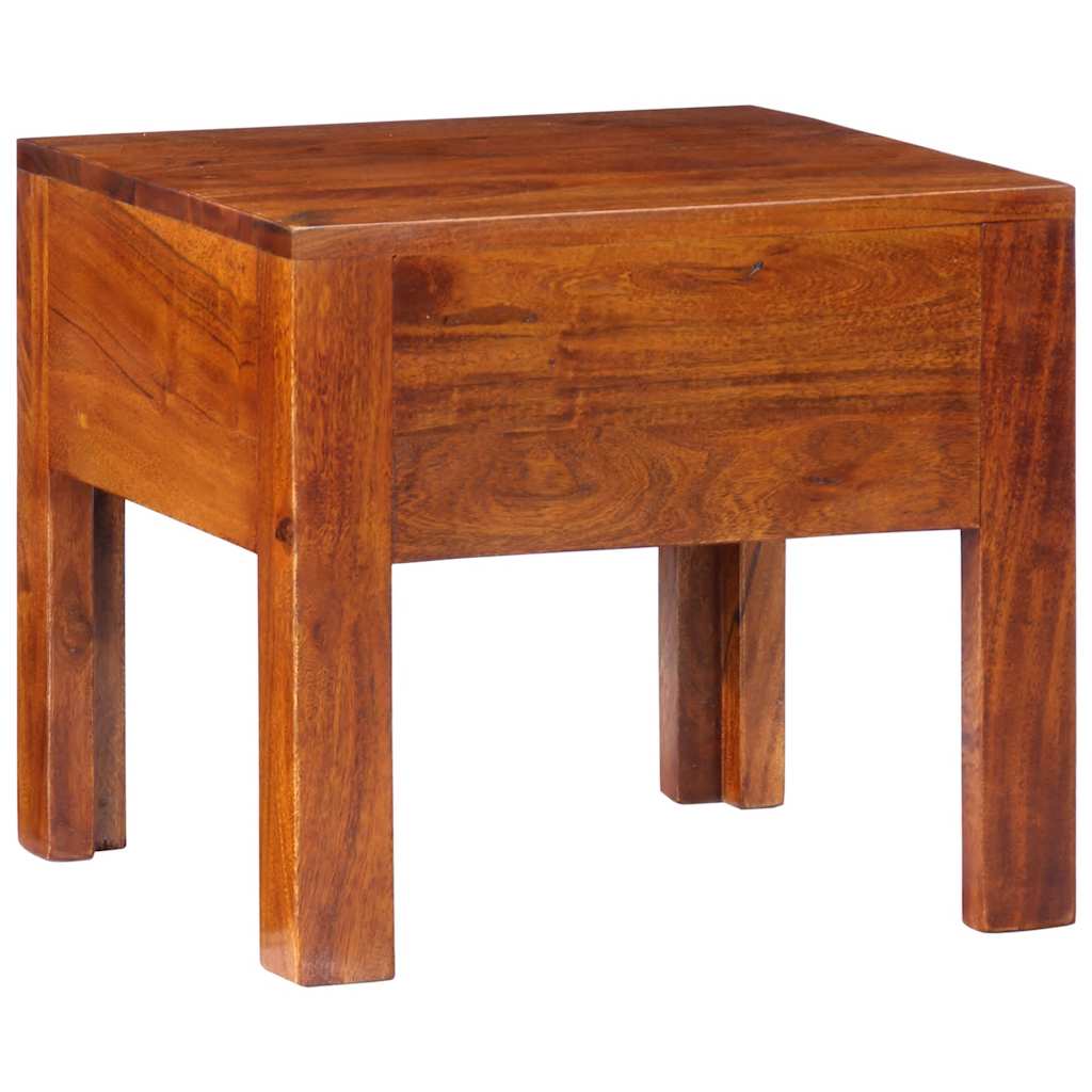 Mesa de cabeceira 40x40x36 cm madeira de acácia maciça