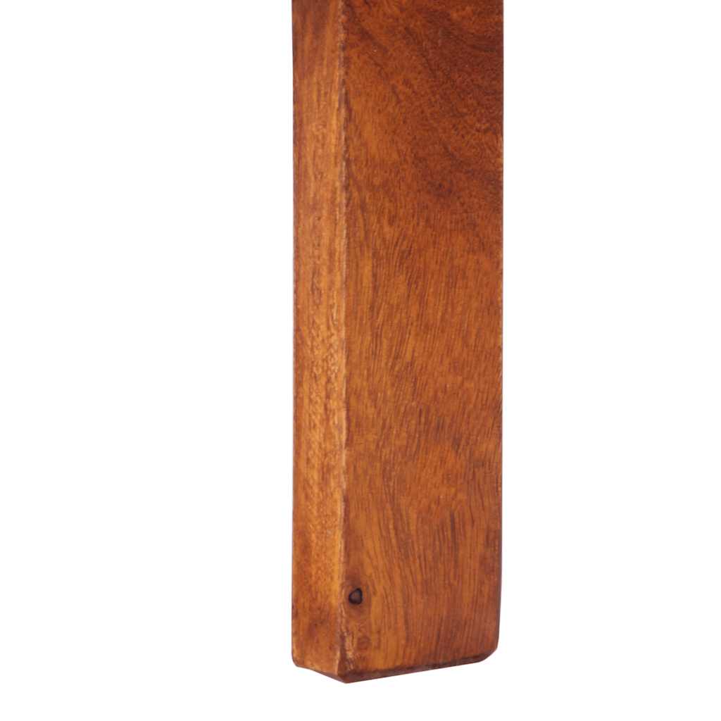 Mesa de cabeceira 40x40x36 cm madeira de acácia maciça