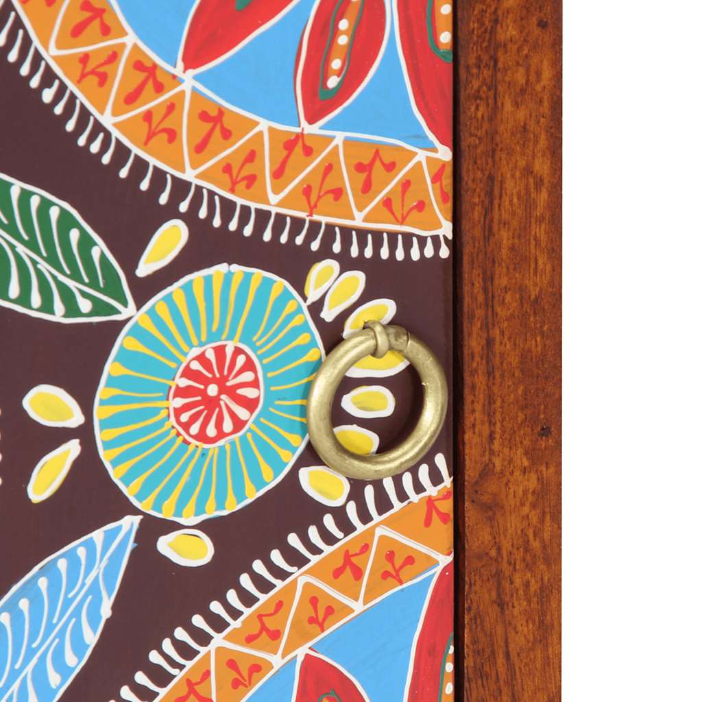 Mesa de cabeceira 40x30x45 cm madeira de acácia maciça