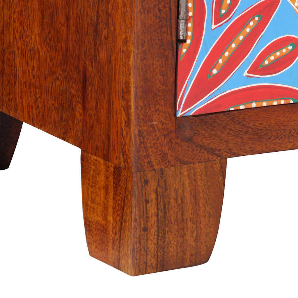 Mesa de cabeceira 40x30x45 cm madeira de acácia maciça