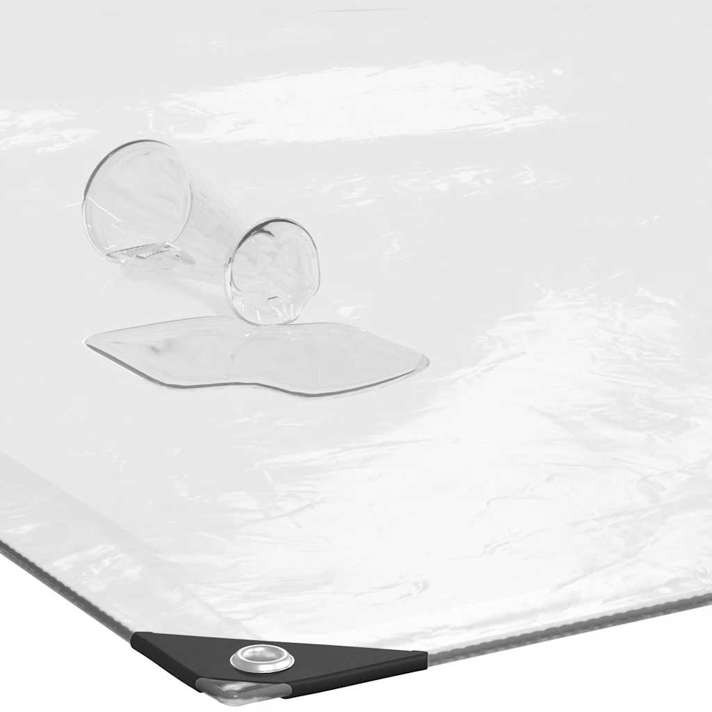 Encerado transparente com ilhós 12x12 m Polietileno