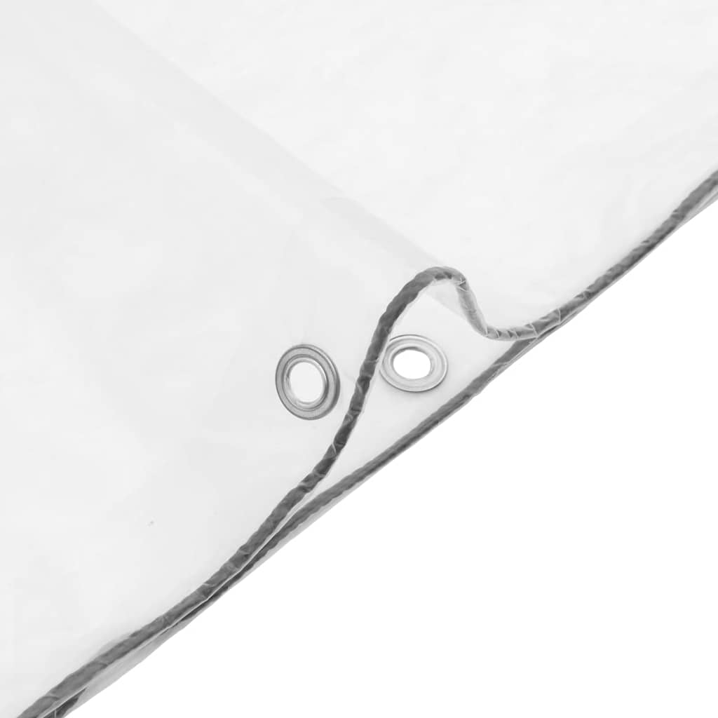 Encerado transparente com ilhós 12x12 m Polietileno