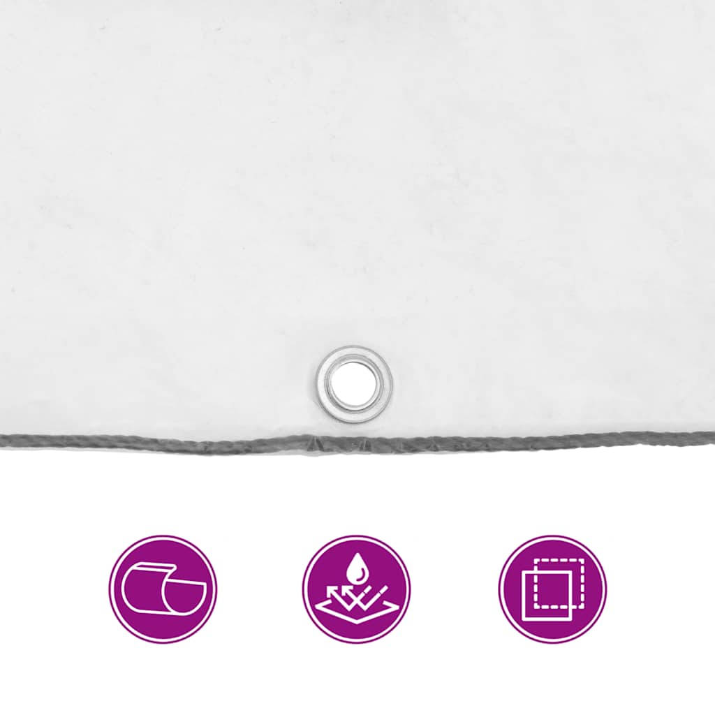 Encerado transparente com ilhós 12x12 m Polietileno