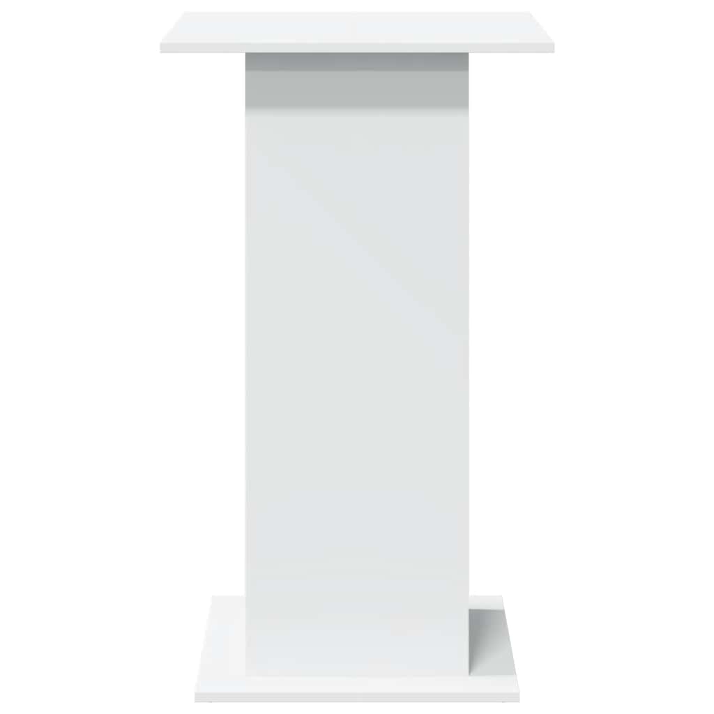 Mesa de bar c/ arrumação 60x60x102 cm derivados madeira branco