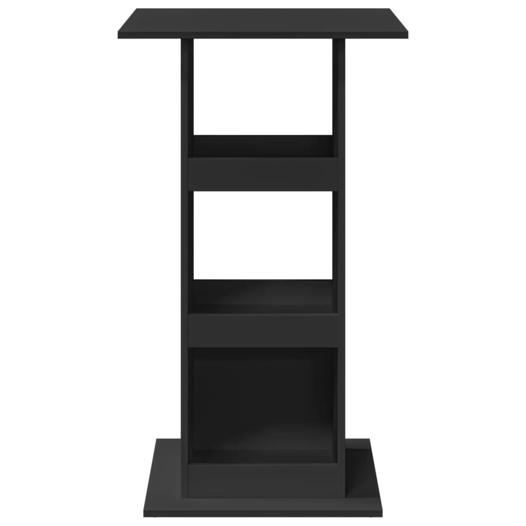 Mesa de bar c/ arrumação 60x60x102 cm derivados madeira branco