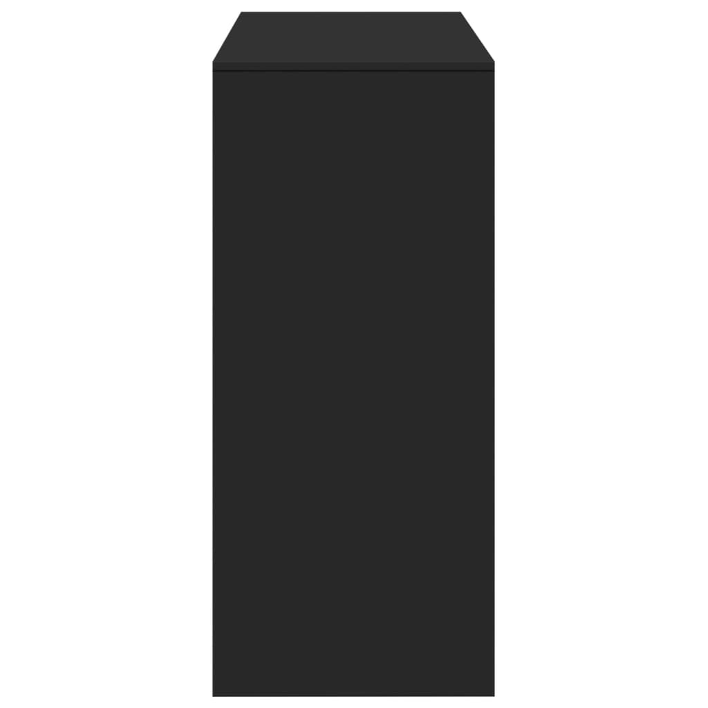 Mesa de bar com prateleiras derivados de madeira branco