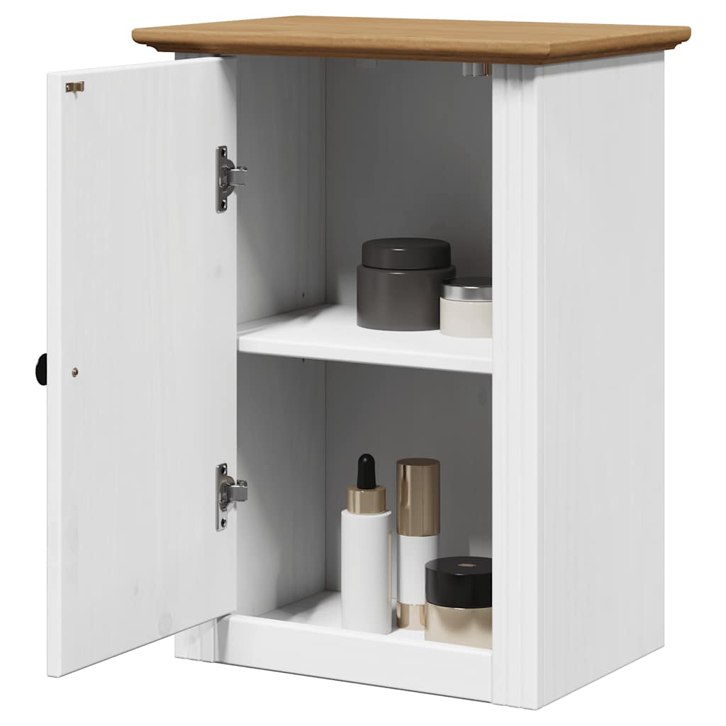 Armário parede para casa banho BODO 44x30x60cm branco castanho