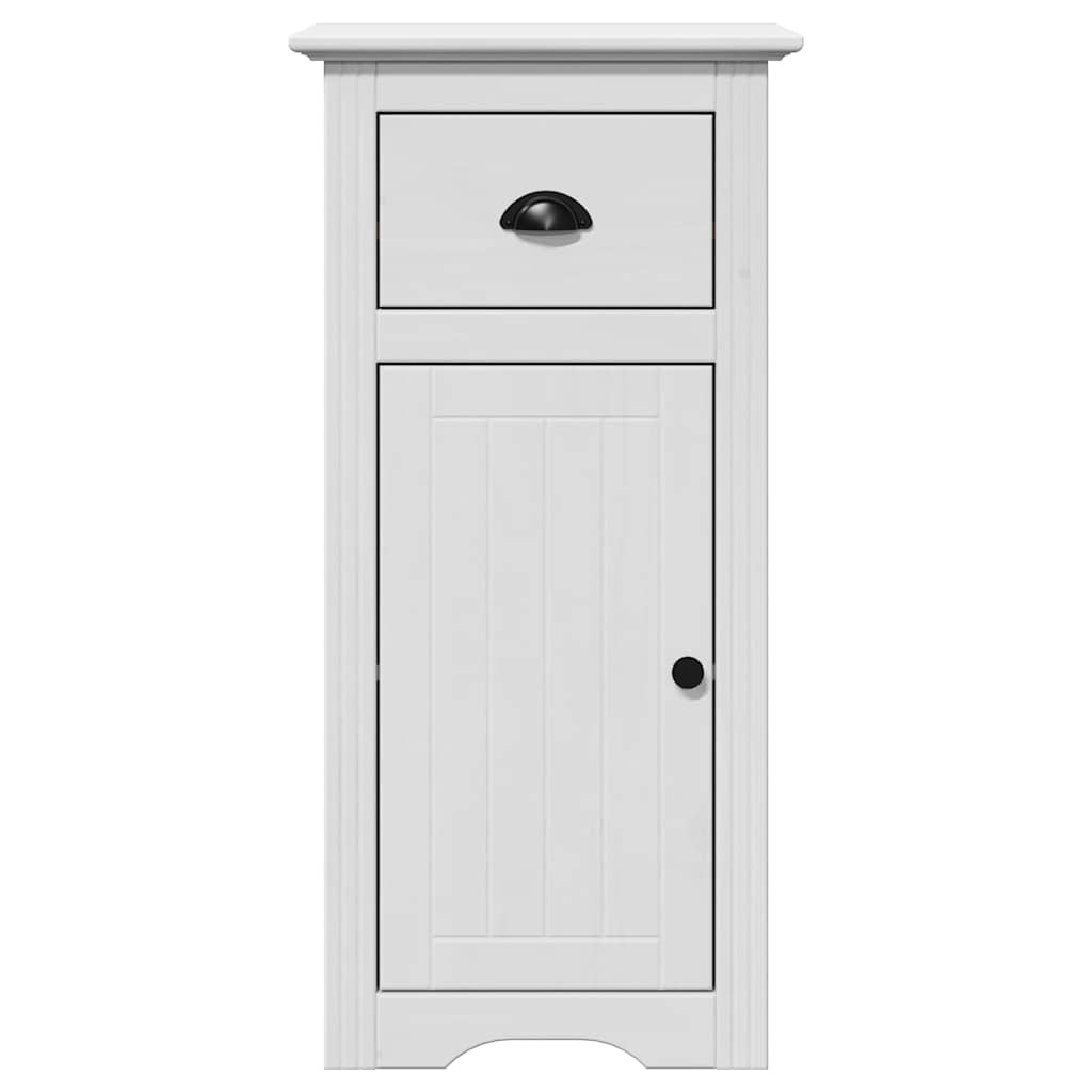 Armário de casa de banho BODO 44x30x90 cm branco