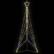 LED Árvore de Natal 483 LEDs Coloridos 240 cm
