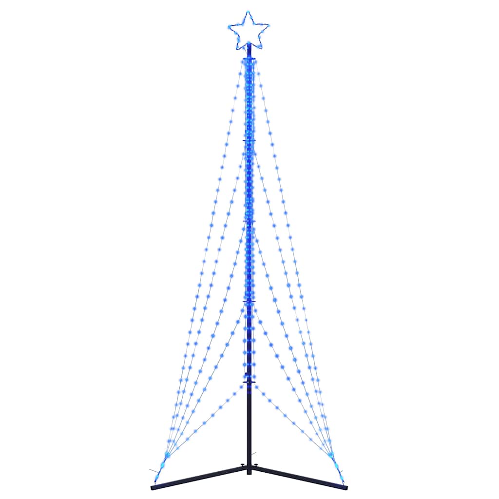 LED Árvore de Natal 525 LEDs Azul 302 cm