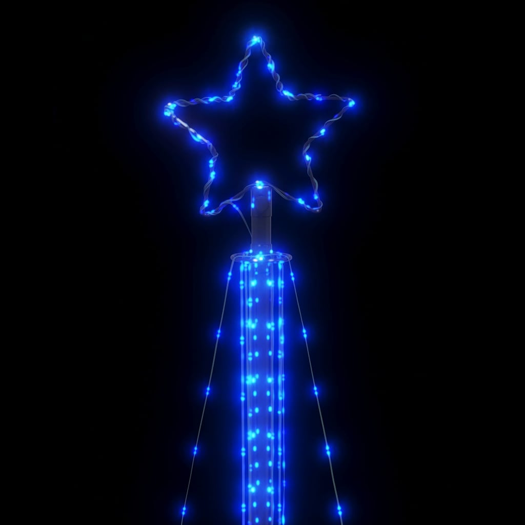 LED Árvore de Natal 525 LEDs Azul 302 cm