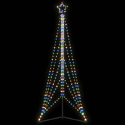 LED Árvore de Natal 525 LEDs Coloridos 302 cm
