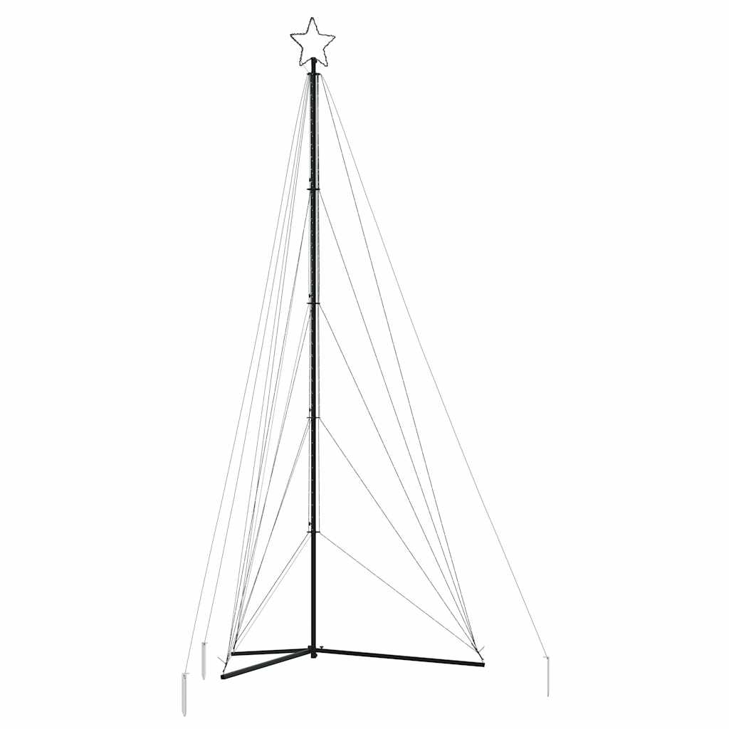 LED Árvore de Natal 615 LEDs Branco Quente 404,5 cm