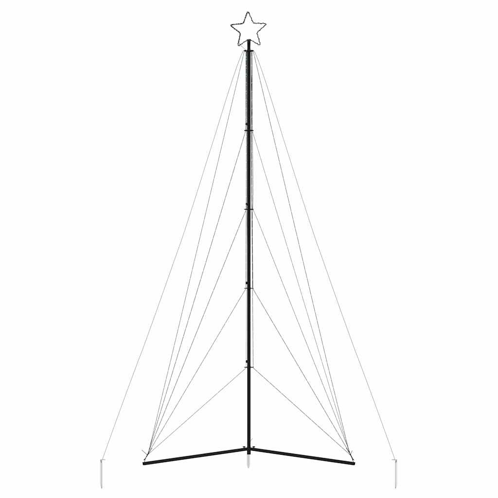 LED Árvore de Natal 615 LEDs Branco Quente 404,5 cm