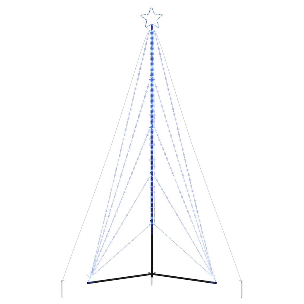 LED Árvore de Natal 615 LEDs Azul 404,5 cm