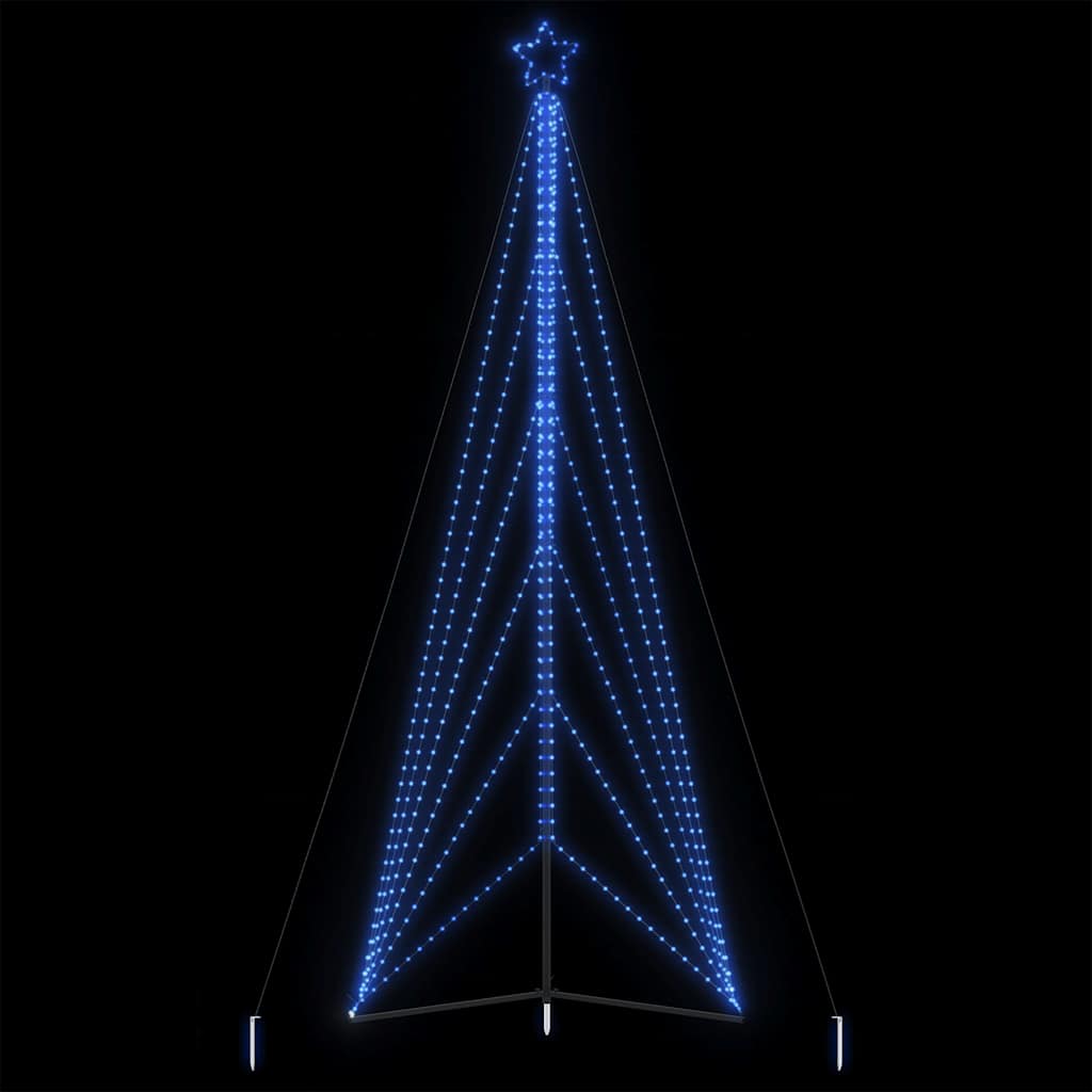 Árvore de Natal LED 861 LEDs Azul 478 cm